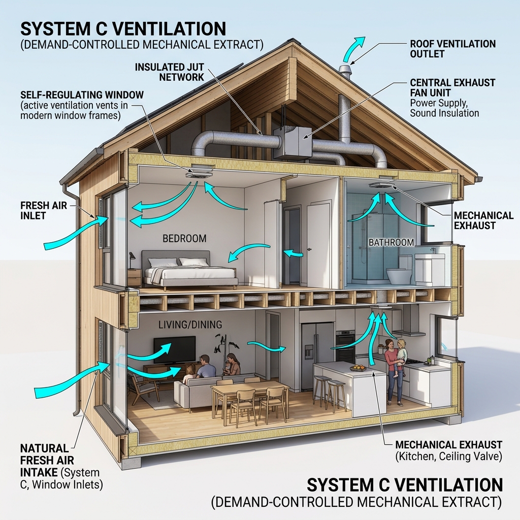Systeem C ventilatie: de budgetvriendelijke optie