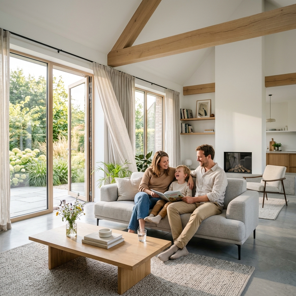 Fris en gezond binnenklimaat in een moderne Vlaamse woning